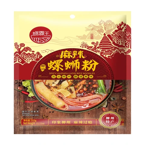  Luobawang Nouilles d'escargots épicées 315 g 