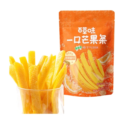 Be&Cheery Ein-Biss-Mango-Riegel (Orangensprudel-Geschmack) 80g