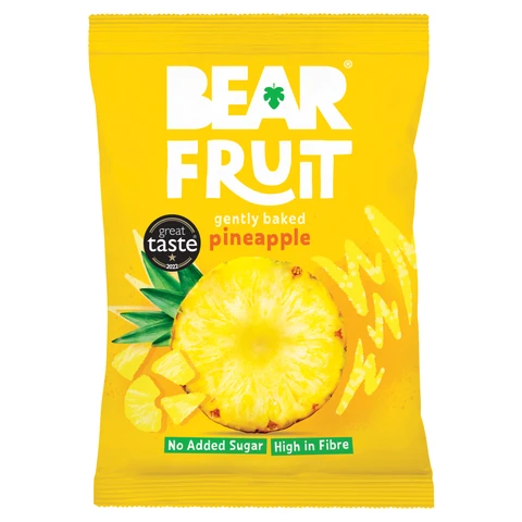 BEAR Fruit - Gently Baked Pineapple - 14 x 35g
