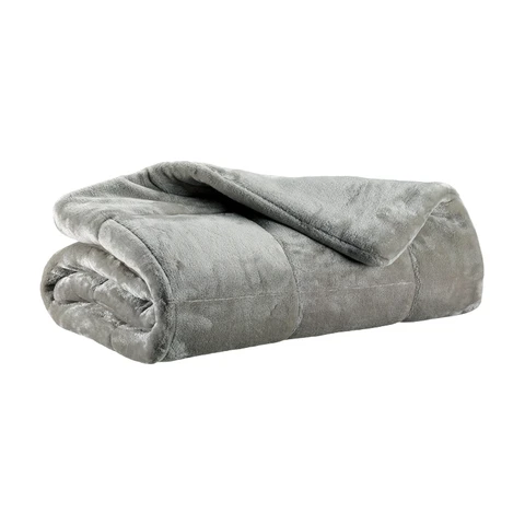 VIVARAISE Plaid Tender perle - 225 x 260 cm