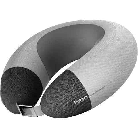 Breo iNeck Air 2 Massage Pillow, Shiatsu U Shaped Neck Massager with Heating Function & Deep Tissue Relax for Airplane, Car, Travel, Office, Home