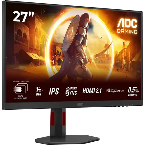 AOC U27G4R Dual Frame 320Hz 0.3ms FHD / 160Hz 0.5ms UHD 4K Gaming Monitor