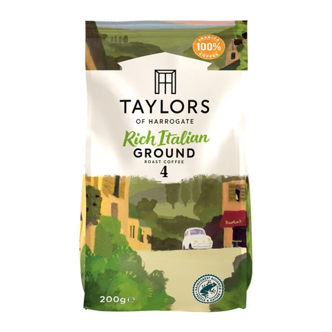 Taylors of Harrogate Rich Italian Ground Roast Coffee 200g