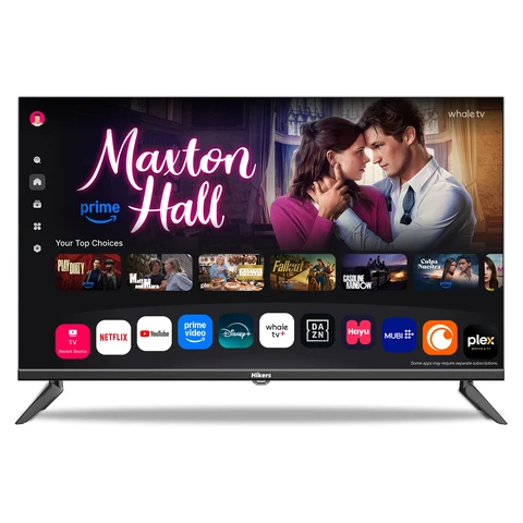 Hikers Smart TV 40 Zoll (102 cm) FHD WiFi Whale OS randlos mit Triple-Tuner (DVB‑C/S2/T2), kompatibel mit Molotov, Netflix, Prime Video, Disney+, YouTube