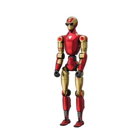 Auf Lager, Lieferung am nächsten Tag | 245 € Gutschein bei Bestellung | Unitree R1 Air Humanoider Roboter, Verkörperte Intelligenz, Monokamera, 20 Freiheitsgrade, Intelligente Interaktion mit KI-Sprachmodell, Rot-Gold