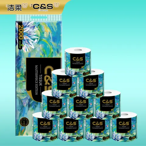 C&S Soft 4-Ply Toilet Roll 10 Pack 200 g per Roll