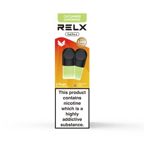 Relx 2 Pods Cucumber Lemonade Flavour
