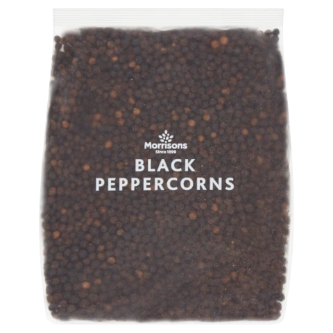 Morrisons Whole Black Pepper 200G