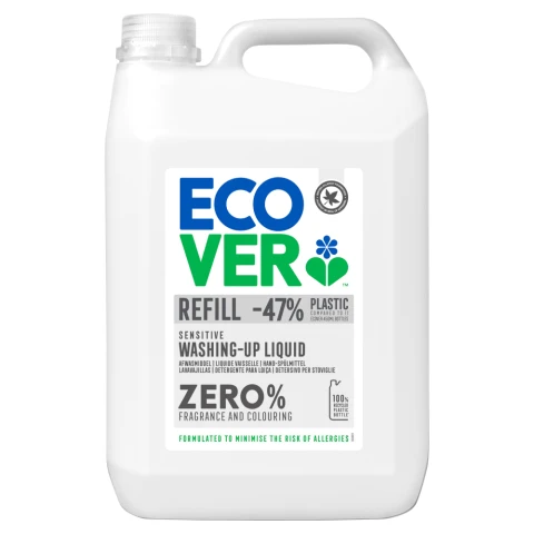 Ecover Zero Sensitive Washing-Up Liquid Refill 5L
