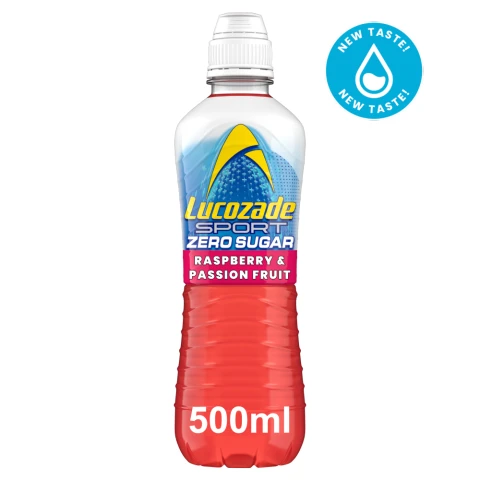 Lucozade Sport Zero Raspberry And Passionfruit 500ml