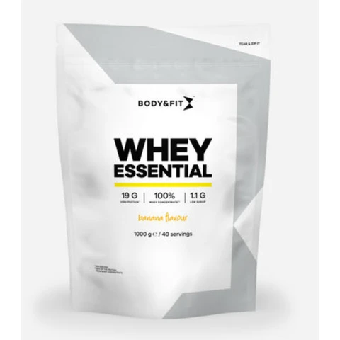 Body&Fit Whey Essential Banana 1 kg (40 shakes)