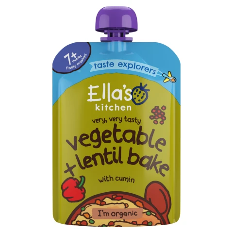 Ella's Kitchen Vegetable & Lentil Bake 7+ Months 130g