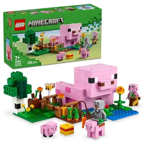LEGO Minecraft 21268 The Baby Pig House Set