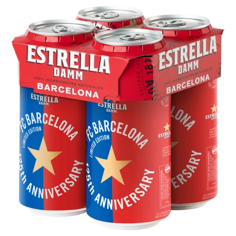 Estrella Damm Can 4 X 440Ml (Abv 4.6%)