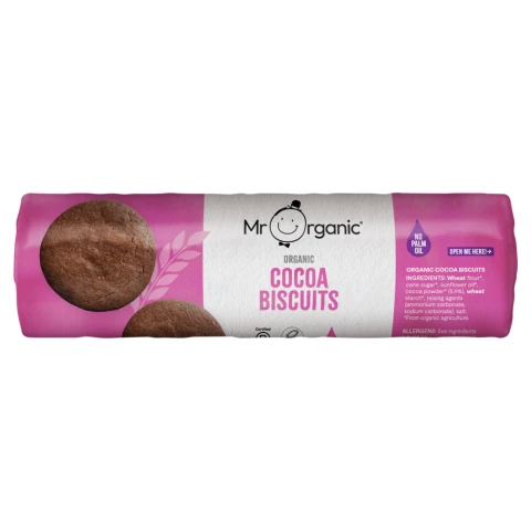 Mr Organic - Organic Cocoa Biscuits - 250g