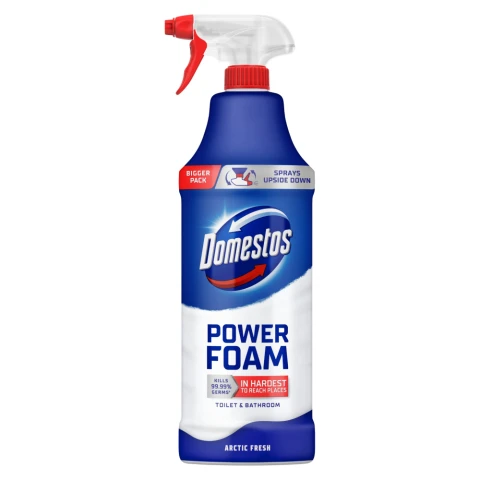 Domestos  Toilet & Bathroom Cleaner Spray Power Foam Arctic Fresh 650 ml 