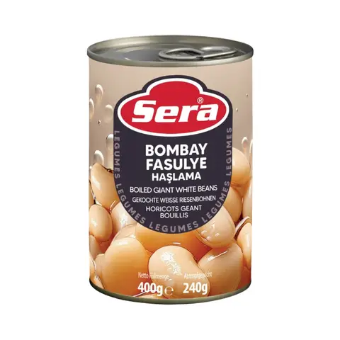 Sera Jumbo Fasulye Haslama (Gekookte Bonen) 400g (Turks)
