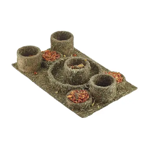 Rosewood Naturals Hide ‘n’ Treat Maze Small Animal Treat and Forage Gnaw Toy, 28cm x 18cm