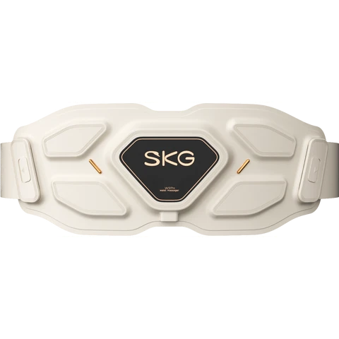 SKG W9 Pro Taillenmassagegerät Mittelfrequentes EMS + TENS + 630 nm Rotlicht-Moxibustion Lindert Beschwerden im unteren Rückenbereich Geschenk für den Liebhaber