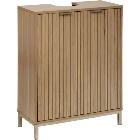 5five Onderbouw Tasso Opbergunit - Bamboe en Spaanplaat, 60 x 28,5 x 80 cm