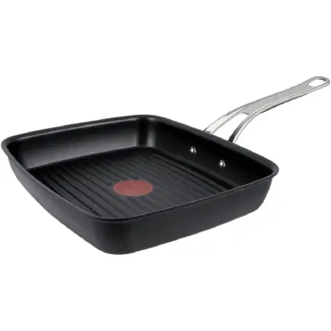 Tefal Jamie Oliver Grillpfanne Gegossenes Aluminium - 23 × 27 cm - Schwarz