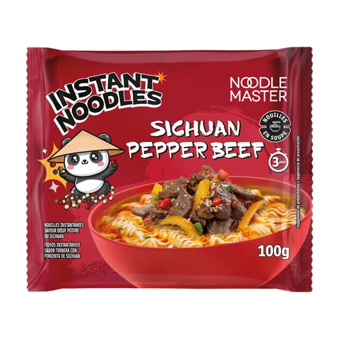 NOODLE MASTER Nouilles instantanées saveur poivre du sichuan100g