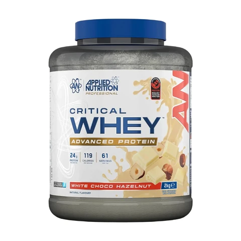 Applied Nutrition Critical Whey Protein Powder White Chocolate Hazelnut Flavour - 2 kg