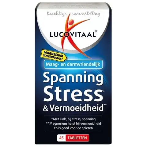 Lucovitaal Magnesium Spanning, Stress & Vermoeidheid 45 tabletten