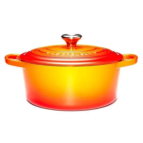 Le Creuset Signature gietijzeren braadpan - 26 cm, oranje-rood