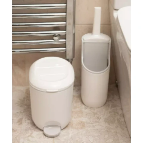 Addis Bathroom Pedal Bin - White