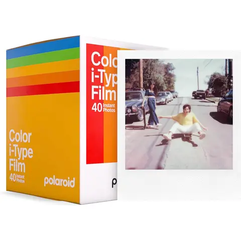 Polaroid Colour Film i-Type 5 Pack 40 Film