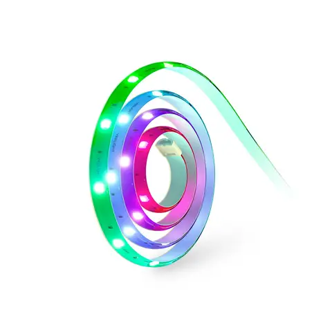 Yeelight LED Lightstrip Pro Extension 1m – Smart RGBIC Flexible LED Ambient Strip, App & Voice Control for Room, TV, Desk & Gaming Setup