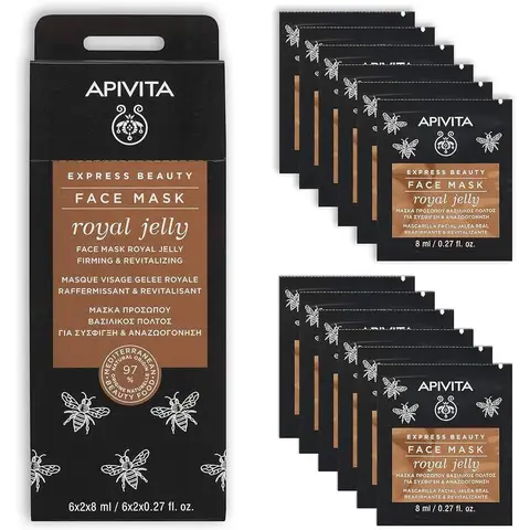 APIVITA Gelée Royale Maske strafft, revitalisiert12*8ml