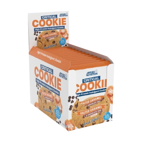 Applied Nutrition CRITICAL Cookie Box Salted Caramel & Choc Chip  - 12 X 73g