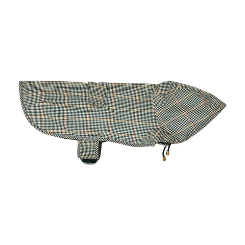 Rosewood x Joules Henson Check Packaway Dog Jacket Small