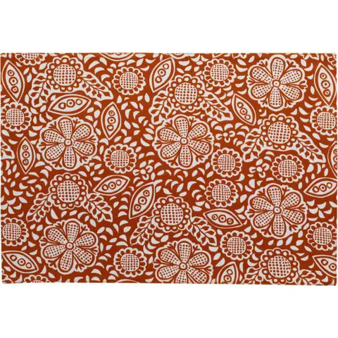 Set de Sets de Table Recyclés Enduits Kira Rooibos 33 x 48