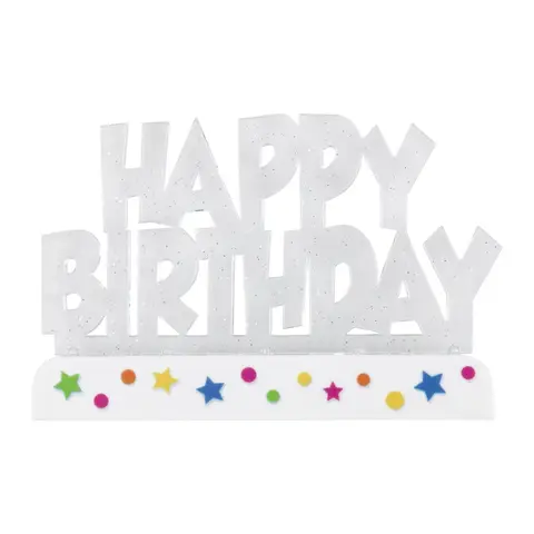 Unique Party Flashing Happy Birthday Cake Topper