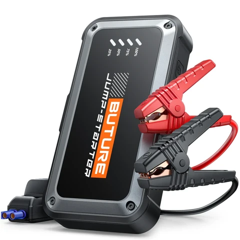 BUTURE Beta08 3000A Car Emergency Starter – A 3-in-1 portable car battery starter suitable for 12V vehicles (gasoline displacement up to 9.0L / diesel displacement up to 8.5L), 16800mAh power bank, 4-mode wide-angle LED light, ideal for outdoor travel and camping