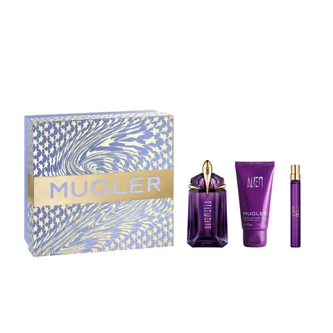 Mugler Alien 60ml EDP, 50ml Body Lotion & 10ml Travel Spray Geschenkset