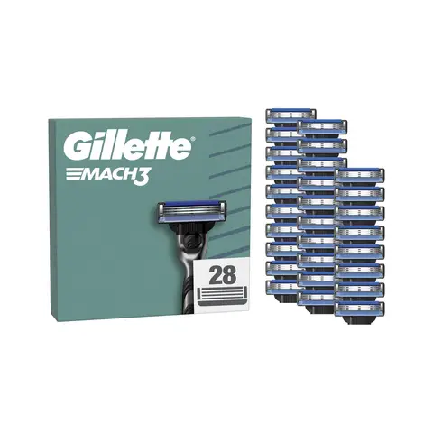Gillette Mach3 mesjes FFU 28 stuks (Eenheid)