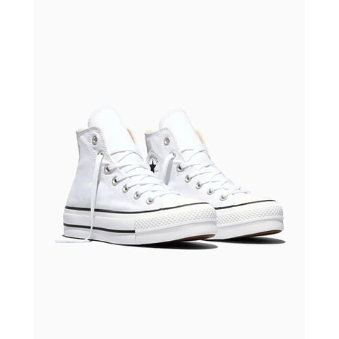 Converse Chuck Taylor All Star Lift Platform Women's High-Top Shoes - White