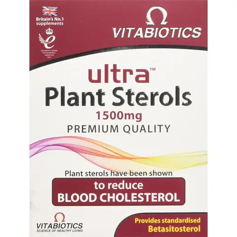 Vitabiotics Ultra Plant Sterols Daily Wellness Support Tablets - 30 Tablets