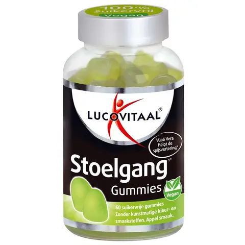 Lucovitaal Stoelgang Gummies Suikervrij 60 gummies