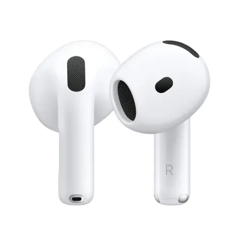 Apple AirPods 4 kabellose Kopfhörer, Bluetooth-Kopfhörer mit aktiver Geräuschunterdrückung, adaptivem Audio, personalisiertem 3D-Audio, Transparenzmodus, USB-C-Ladecase und kabellosem Laden