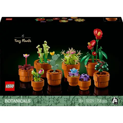 LEGO botanische collectie mini planten bouwset - 10329, 758 stuks