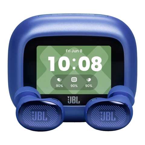 JBL LIVE BUDS 4 - True Wireless NC-Ohrhörer, kabelloses Aufladen, Smart-Case, Blau