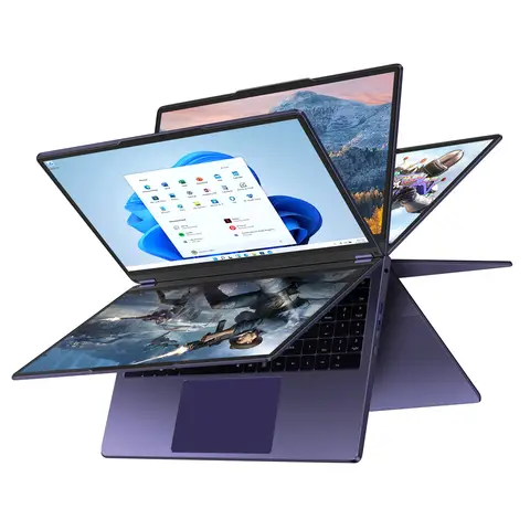 Laptop 15,6-Zoll FHD-Touchscreen 360°-Drehung Intel Core M3-8100Y 16 GB RAM 512 GB SSD Windows 11 Pro WiFi Bluetooth 5.0
