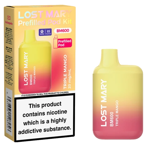 Lost Mary Bm600 Prefilled Kit Triple Mango