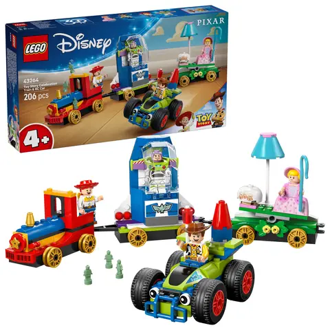 LEGO Disney 43264 Toy Story Celebration Train & RC Car