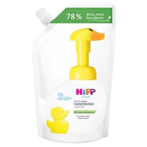 HiPP Kids Soft & Foamy Duck Handwash Refill 250ml